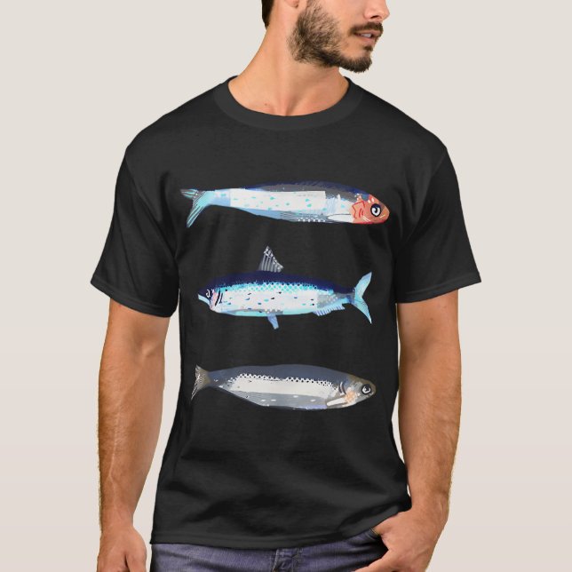3 Fische T-Shirt (Vorderseite)