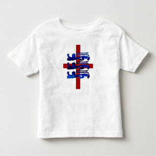 3 Flaggengeschenke Löwen Englands St George Kleinkind T-shirt