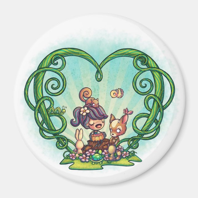 3" Forest Song Magnet (Vorne)