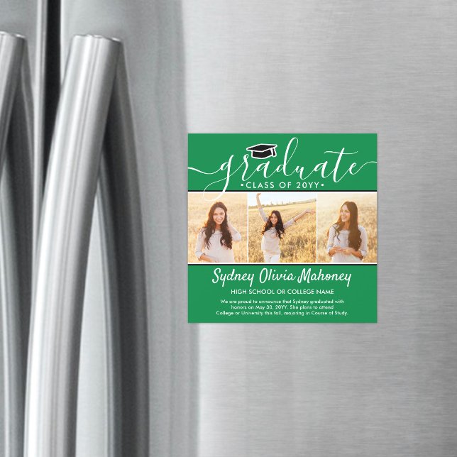 3 Foto Ankündigung eines grünen magnetischen Absch (Von Creator hochgeladen)