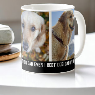 3 Foto Bester Hund Vater je Kaffeetasse