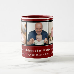 3 Foto-Collage-Bester-Opa-aller-Zeiten Personalisi Tasse