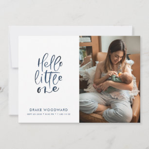 3 Foto Collage Birth Stats Moderne Geburt Ankündigung