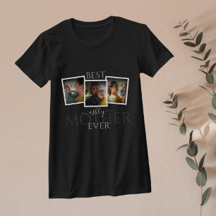 3 Foto Collage Mama Familienmüttertag T-Shirt