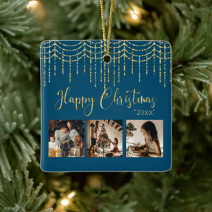 3 Foto Collage Rustic Garland Keramik Cera Keramikornament