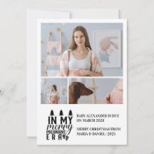 3 Foto in meiner frohen Schwangerschaft Weihnachte