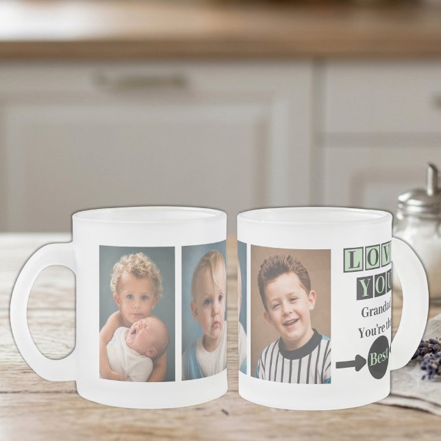 3 Foto Liebe Opa grün Mattglastasse (Von Creator hochgeladen)