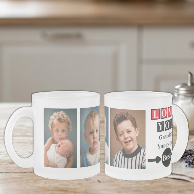 3 Foto Liebe Opa rot Mattglastasse (Von Creator hochgeladen)