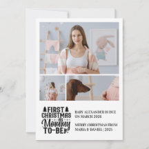 3 Foto Mommy zu Weihnachten Schwangerschaft