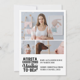 3 Foto Mommy zu Weihnachten Schwangerschaft