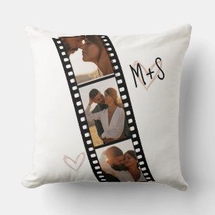 3 Foto Paare Filmstrip Boyfriend Girlfriend Kissen