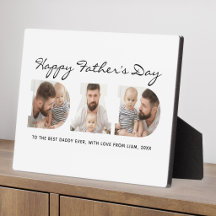 3-Foto "Papa" Ausschnitt personalisierter Vatertag