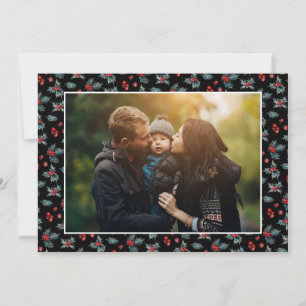 3 Foto Stilvoll gestrichen Peace Liebe Black Feiertagskarte