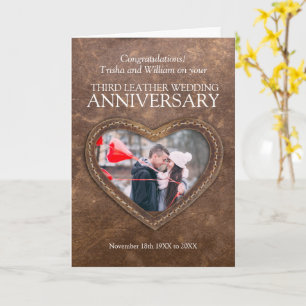 3. Foto zum Geburtstag von Leder Karte