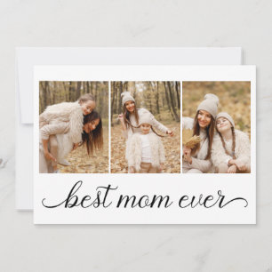 3 FotoCollage Beste Mama je Karte