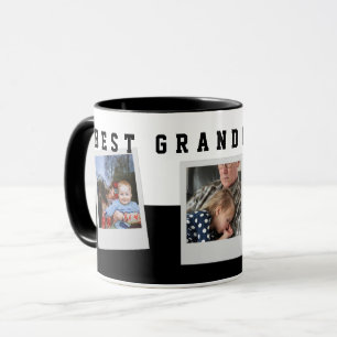 3 FotoCollage Beste Opa je Personalisiert Tasse