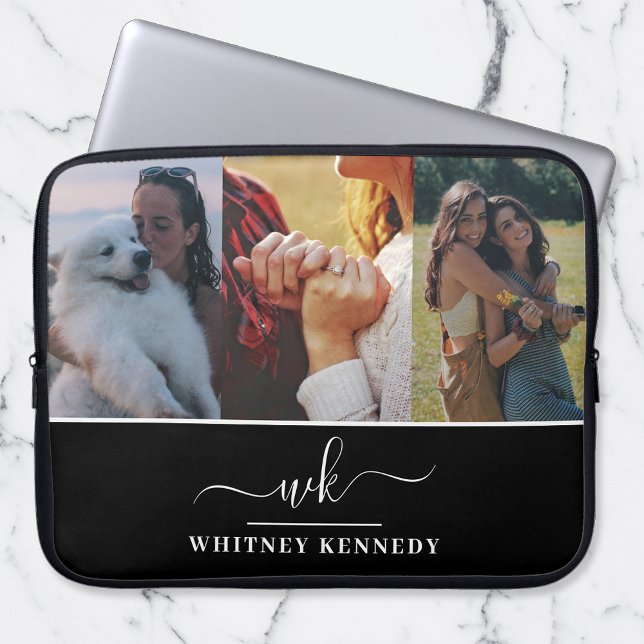 3 Fotocollage Erstellen Sie Ihre eigene Monogramm Laptopschutzhülle (Von Creator hochgeladen)