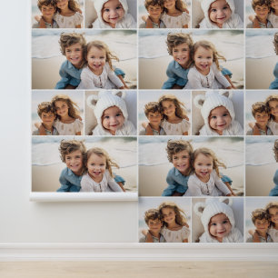 3 FotoCollage mit weißem Hintergrund Tapete