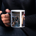 3 Fotovorlage Personalisiert Kaffeetasse<br><div class="desc">3 Fotovorlage Persönlicher Schlamm und Trinkbehälter aus Ricaso - Fügen Sie Ihre eigenen Fotos zu dieser anpassbaren Tasse hinzu - perfekt als Geschenk</div>