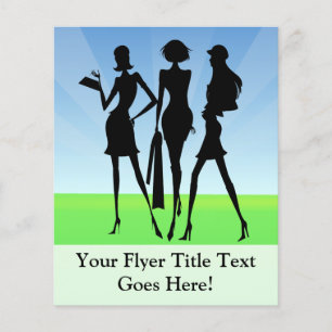 3 Frauen kaufen Freunde Flyer