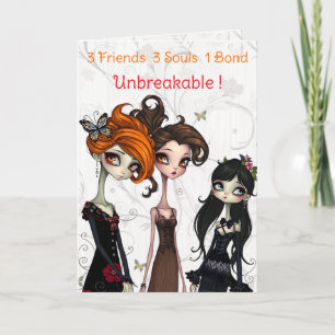 3 Freunde Drei Soule 1 Anleihepartnerschaft Geburt Karte