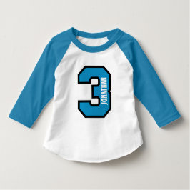 3. Geburtstag Boy Sports Number Three Years A01 Kleinkind T-shirt