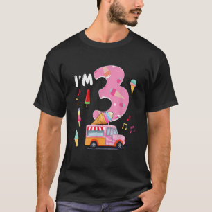 3. Geburtstag Crew Eiscreme LKW I m 3 Jahre alt T-Shirt