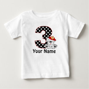 3. Geburtstag Dalmatiner Personalisiert T Shirt