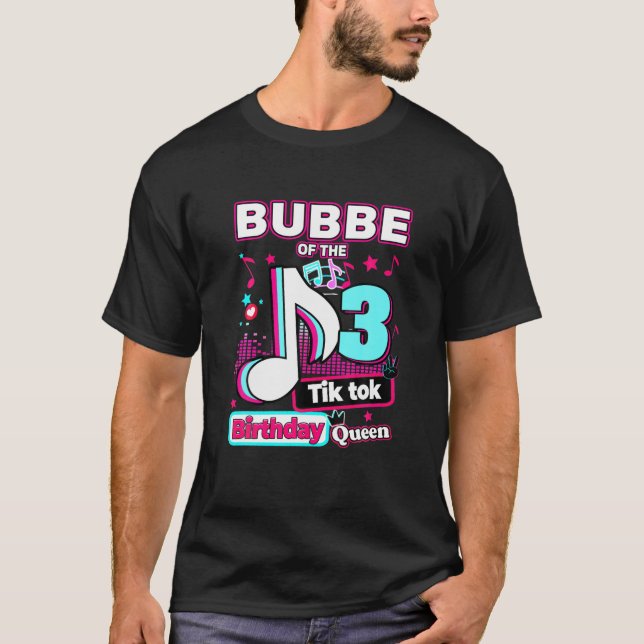 3. Geburtstag der BUBBE-Königin T-Shirt (Vorderseite)