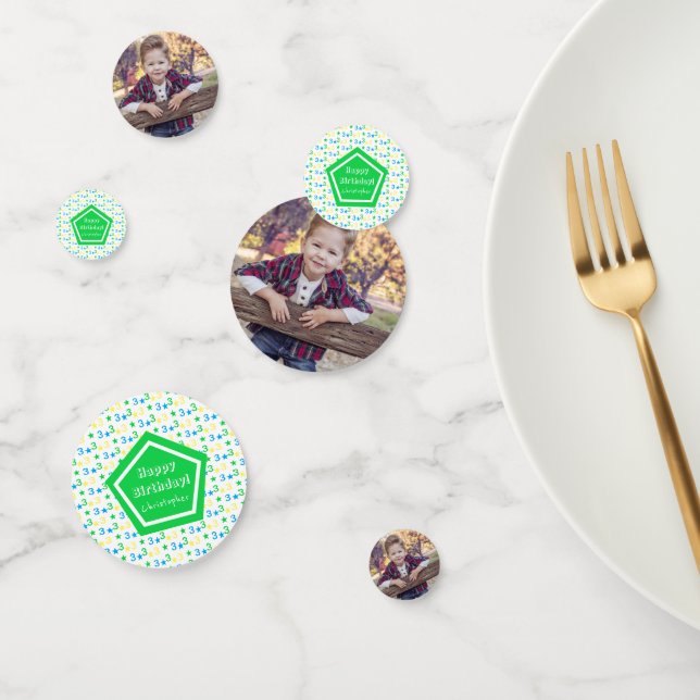 3. Geburtstag der farbenfrohen Sternenjungen Konfetti (Gruppe)