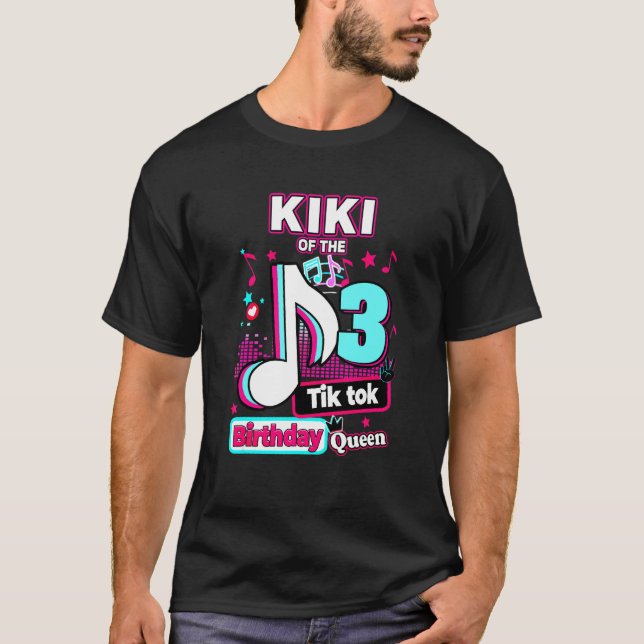 3. Geburtstag der Kiki-Königin T-Shirt (Vorderseite)