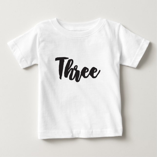 3. Geburtstag Dritter Geburtstag Baby T-shirt (Vorderseite)