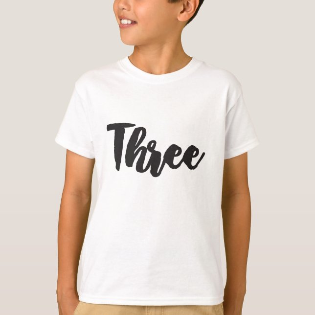 3. Geburtstag Dritter Geburtstag T-Shirt (Vorderseite)