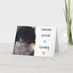 "3." GEBURTSTAG" FÜR EIN "BESONDERES KIND" KARTE