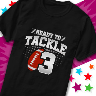 3. Geburtstag für Fußball Party bereit T-Shirt