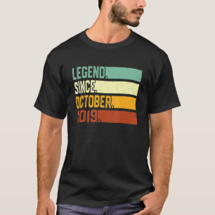 3. Geburtstag Junge 3 Jahre alte Legende seit Okto T-Shirt