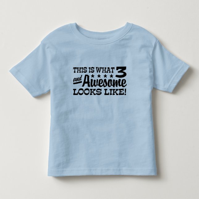 3. Geburtstag Kleinkind T-shirt (Vorderseite)