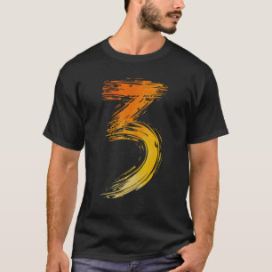 3. Geburtstag Künstler Wasserfarben Maler Bunt T-Shirt