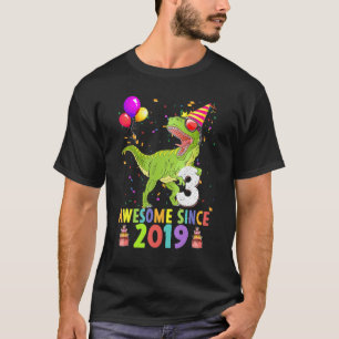 3. Geburtstag Saurus Rex Phantastisch seit 2019 3 T-Shirt