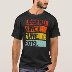 3. Geburtstag seit Juni 2019 3 Jahre alt T-Shirt