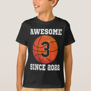 3. Geburtstag Sketll Liebhaber 3 Jahre alt Vintage T-Shirt