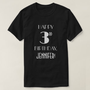 3. Geburtstags-Party - Art Deco Inspiriert Look Sh T-Shirt