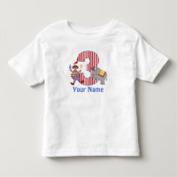 3. Geburtstags-Zirkus-personalisierter T - Shirt