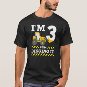 3. Geburtstagsausgrabungsgrab ich bin 3 Grabmal It T-Shirt