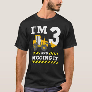 3. Geburtstagsausgrabungsgrab ich bin 3 Grabmal It T-Shirt