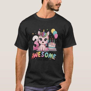 3. Geburtstagsfeier für Mädchen - 3 Jahre altes Ge T-Shirt