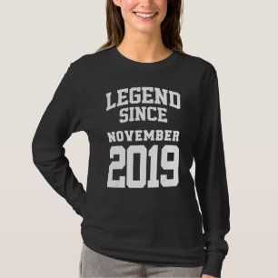 3. Geburtstagsfeier im November 2019 3 Jahre alt T-Shirt