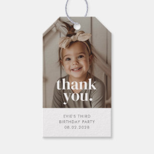 3. Geburtstagsfoto-Geschenk-Dankeschön-Tags Geschenkanhänger