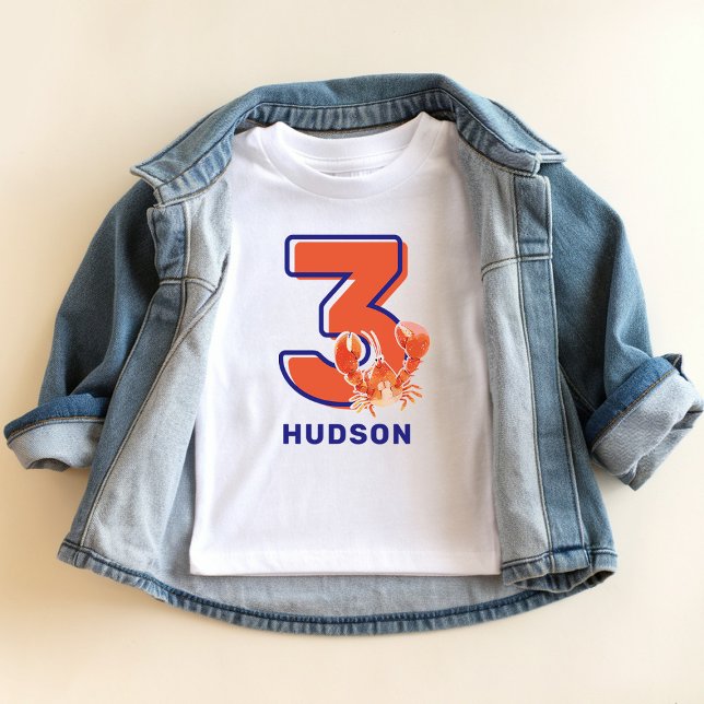 3. Geburtstagslobster-Ehrengast Baby T-shirt (Von Creator hochgeladen)