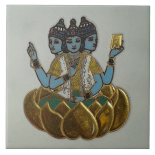 3 gegenüber Shiva Fliese